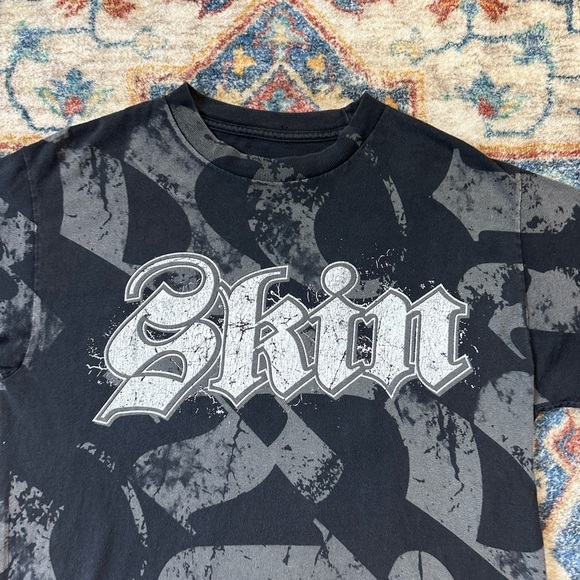 Vintage Y2K Skin AOP T-shirt Medium - Picture 4 of 5